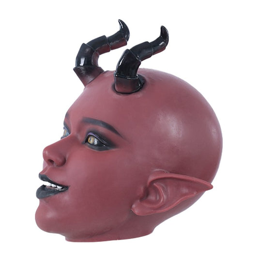 Neue Lilith Succubus Silikonmaske – Rote Edition