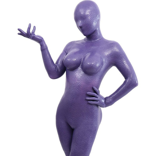 Silikon-Bodysuit „Mystique“ in Neon-Lila