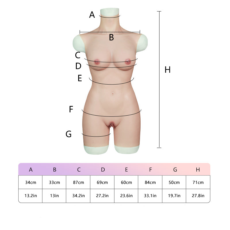C-Cup-Body, kurze Version