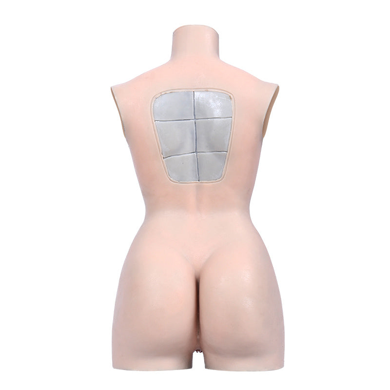 C Cup Bodysuit Short Version with Hollow-out Back