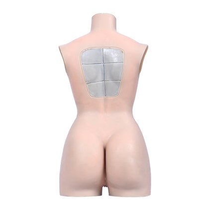 C Cup Bodysuit Short Version with Hollow-out Back