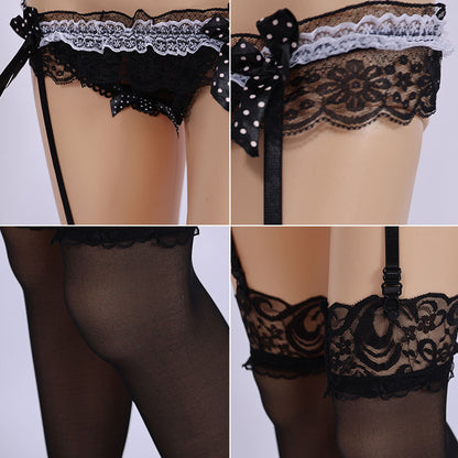 Strumpfgürtel Sexy Schwarz - 001