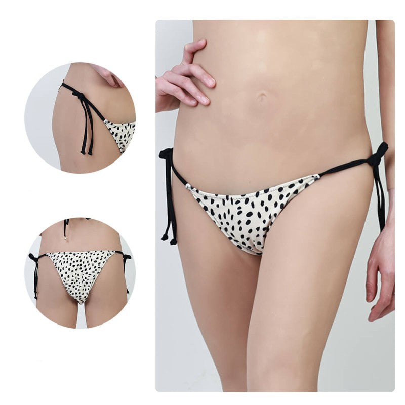 Hochelastischer Bikini - schwarze Flecken