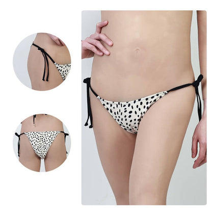 Hochelastischer Bikini - schwarze Flecken