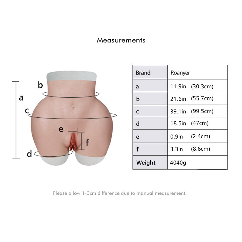 Hüftvergrößernde Hose mit Analloch