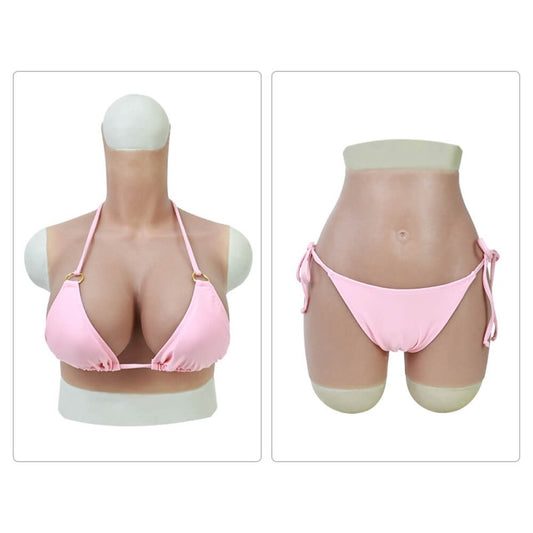 Hochelastischer Bikini – Rosa