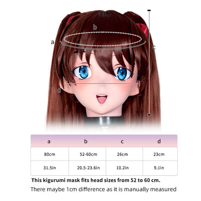 Silikonmasken Kigurumi Mask – Asuka