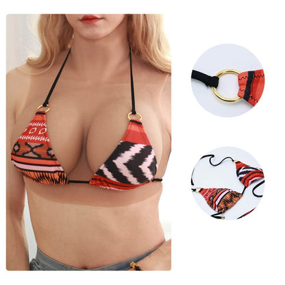 orange-roter Bikini
