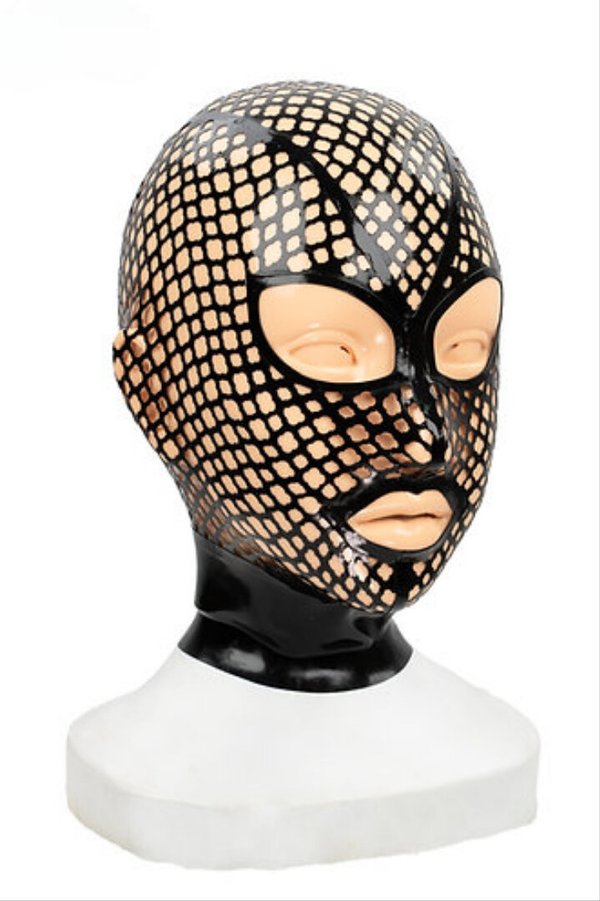 Mesh-Hohlhaube aus Latex