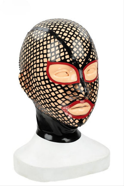 Mesh-Hohlhaube aus Latex