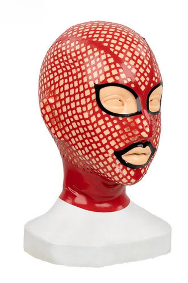 Mesh-Hohlhaube aus Latex