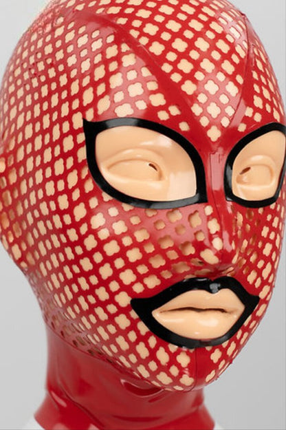 Mesh-Hohlhaube aus Latex