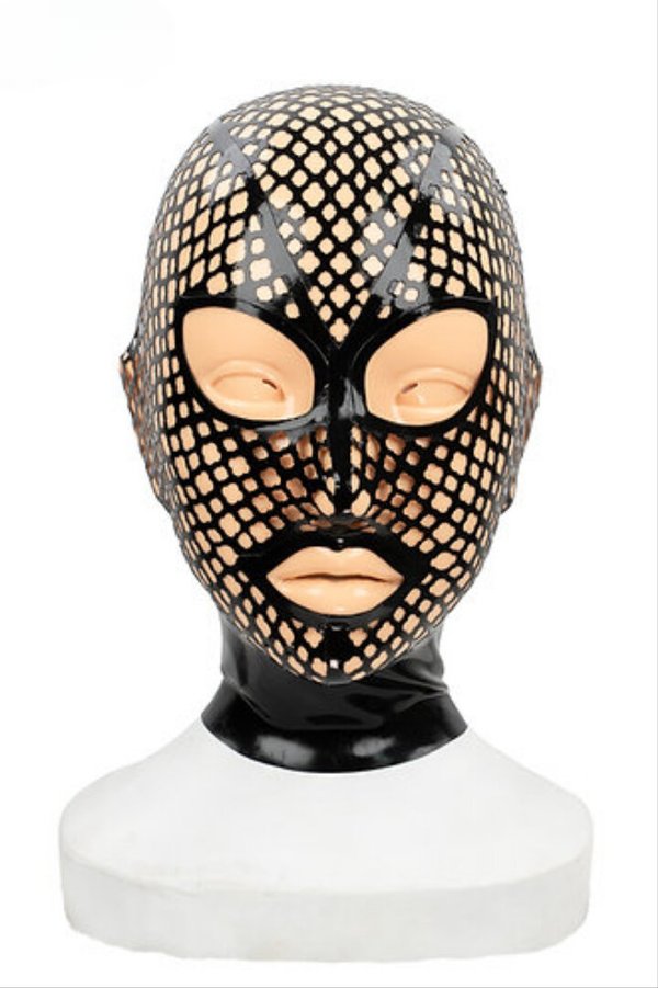 Mesh-Hohlhaube aus Latex