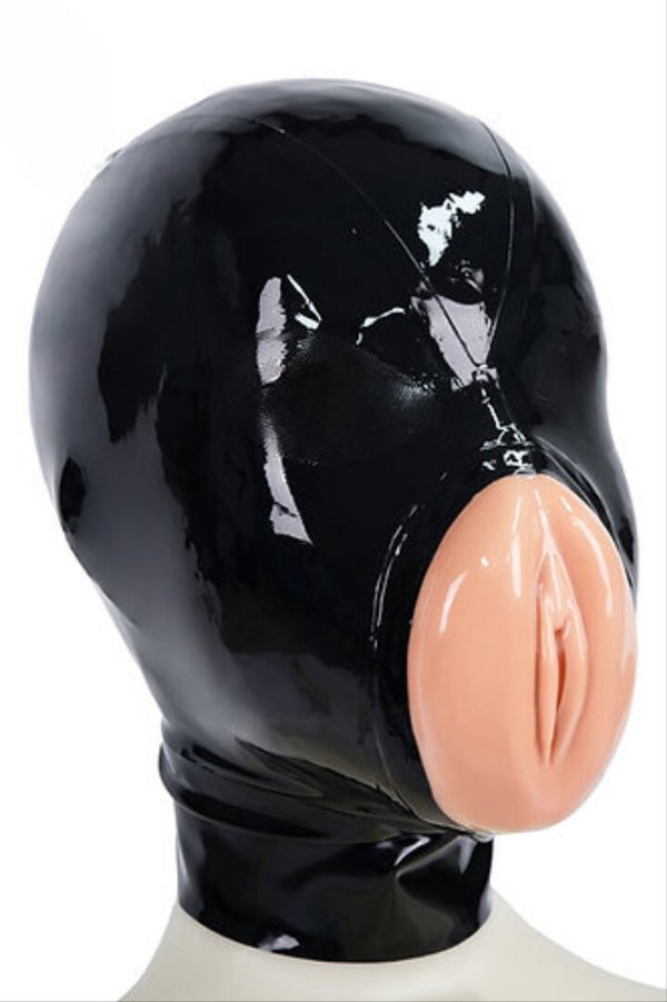 RBPM01 Pussy-Maske mit mikroporöser Latexhaube (individualisierbar)