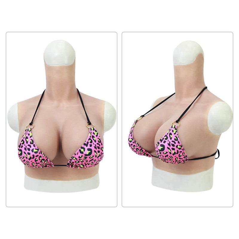 Hochelastischer Bikini mit Leopardenmuster