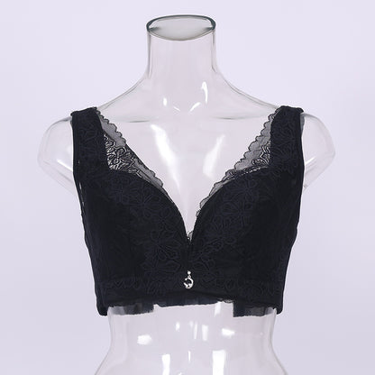 Spitzen-Bralette mit tiefem V-Ausschnitt