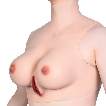 G-Cup-Silikonbrüste mit künstlicher Vagina