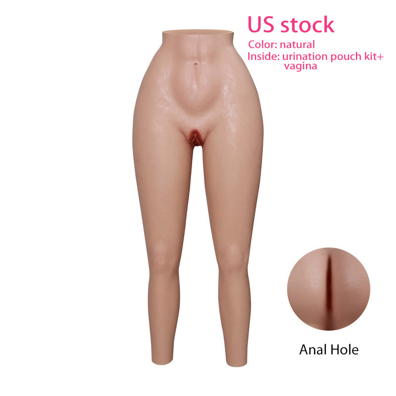 Hüftvergrößernde Hose, lange Version mit Analloch