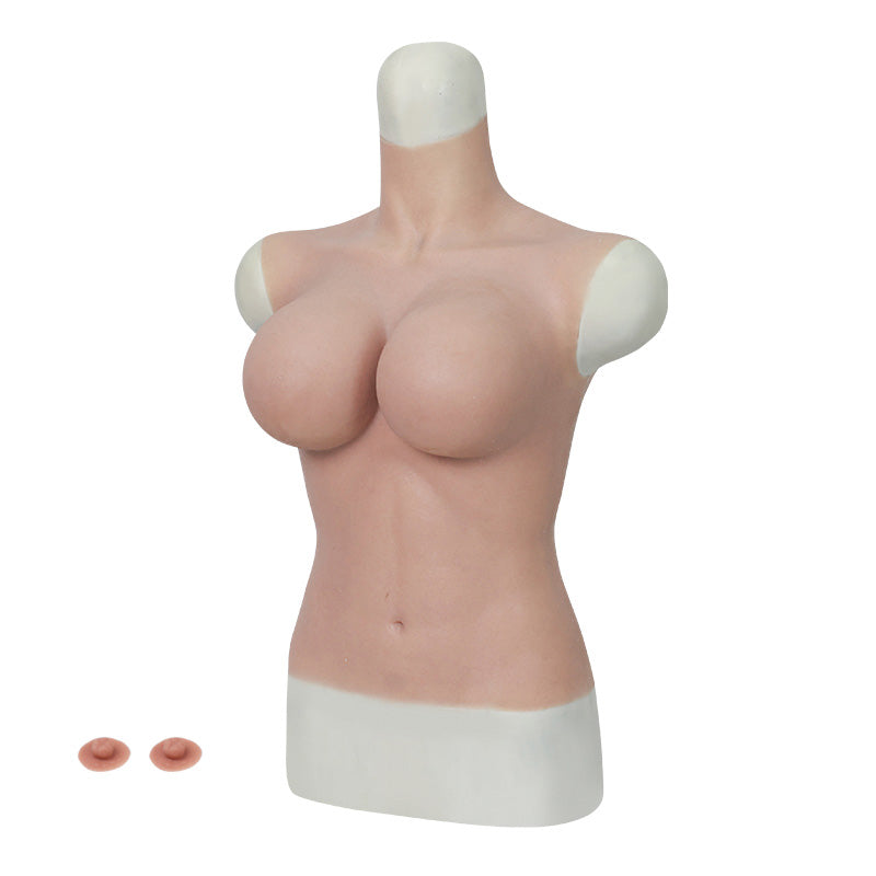 G-Cup-Brüste mit abnehmbaren Brustwarzen