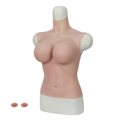 G-Cup-Brüste mit abnehmbaren Brustwarzen