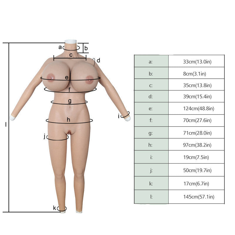 S-Cup-Body mit Analloch