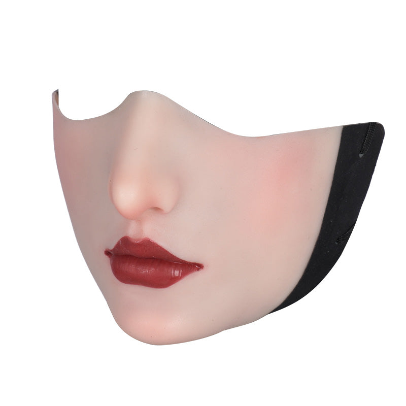 Silikon-Halbmaske