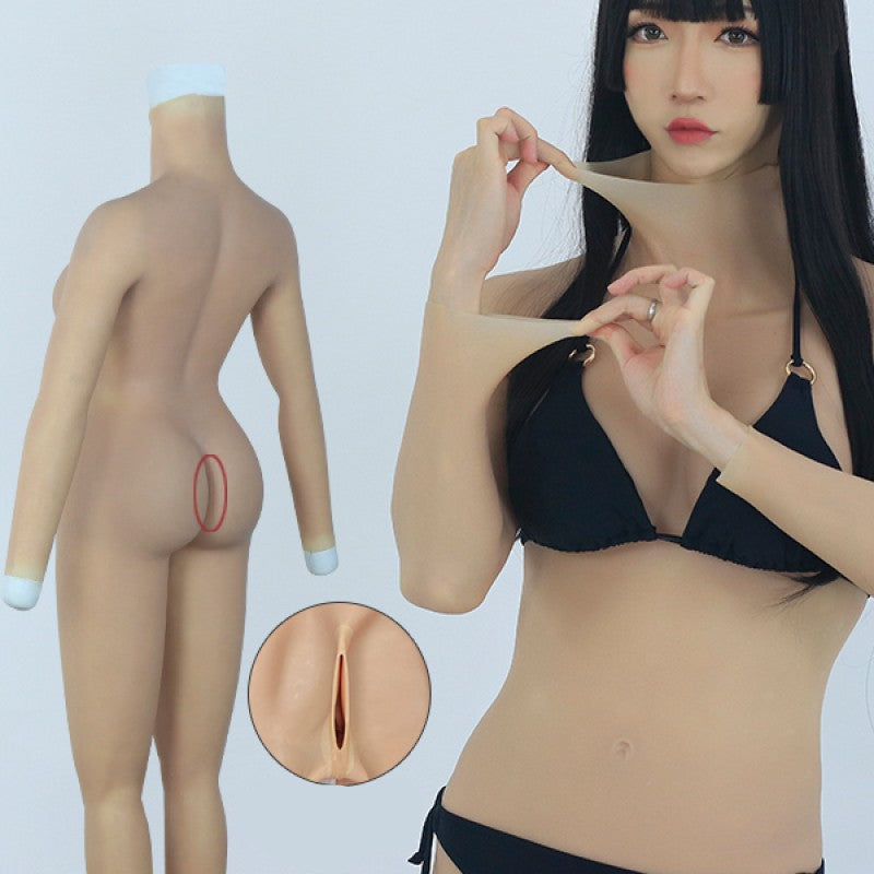 D-Cup-Body mit Analloch