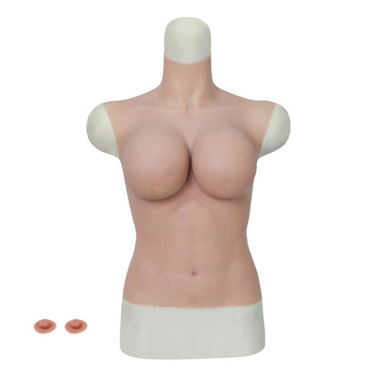 G-Cup-Brüste mit abnehmbaren Brustwarzen