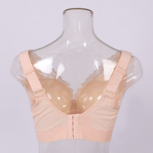 Crossderssers' charakteristisches Spitzen-Bralette mit tiefem V-Ausschnitt