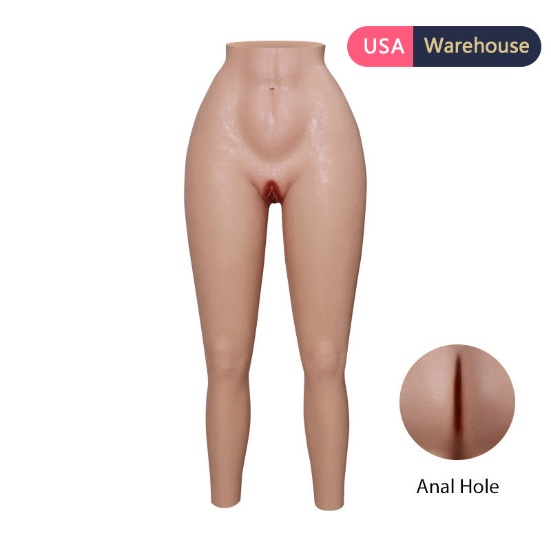 Hüftvergrößernde Hose, lange Version mit Analloch
