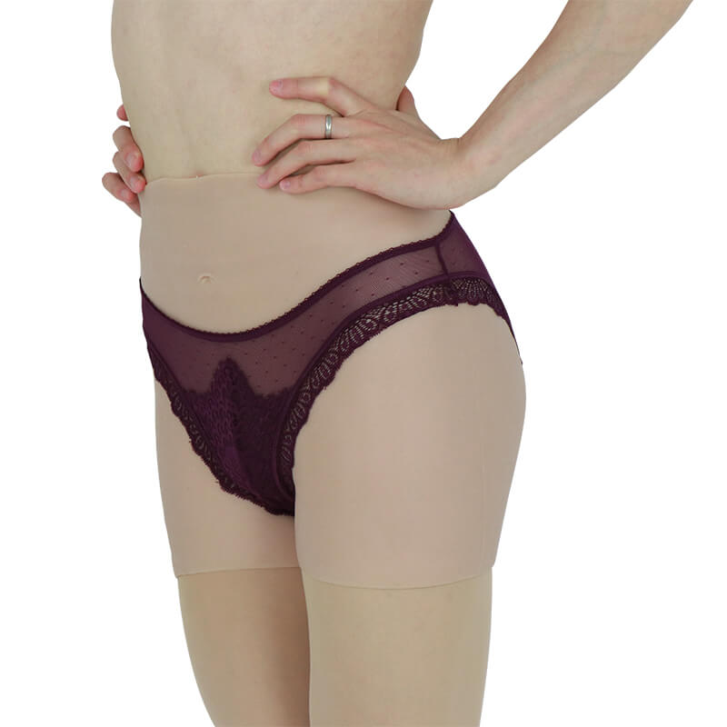 Hüftvergrößernde Hose mit Fake-Vagina