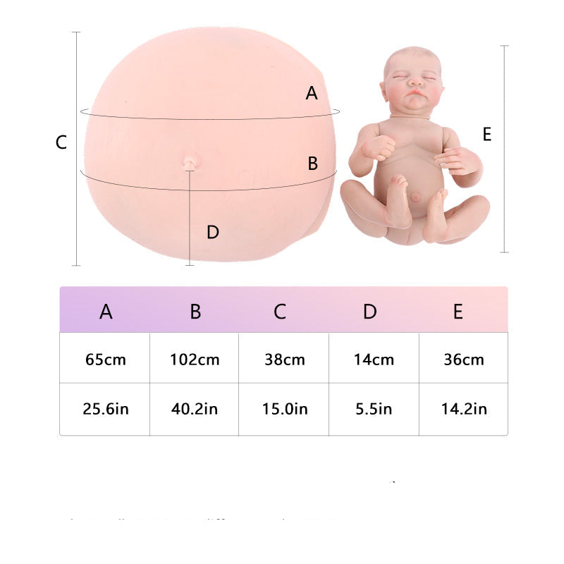 Silikon-Schwangerschaftsbauch – Baby Inside-Modell
