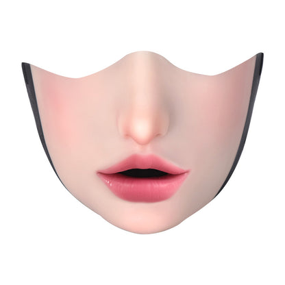 Offene Silikon-Halbmaske