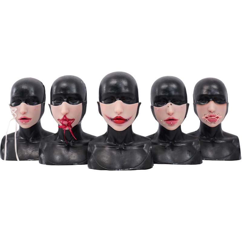 Fetisch Stitch Halbmaske