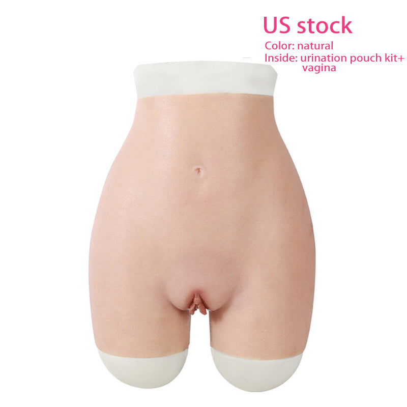 Hüftvergrößernde Hose mit Fake-Vagina