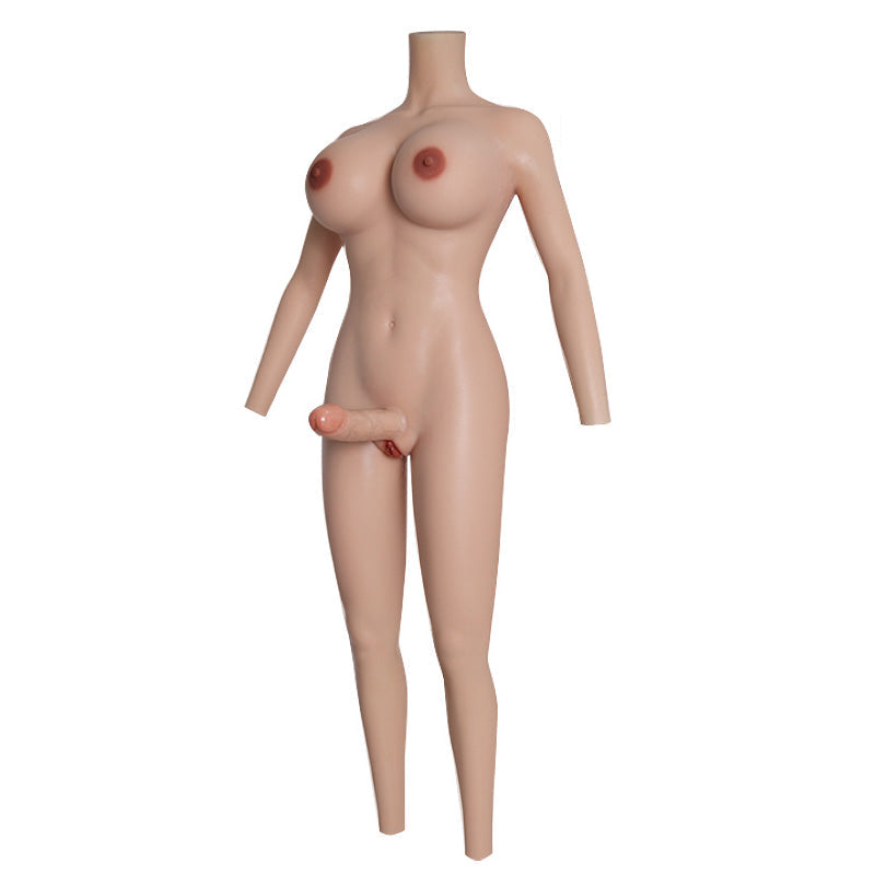 Body in Körbchengröße H mit Analöffnung und Dildo