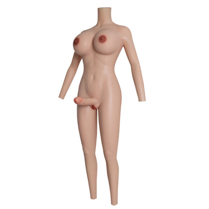 Body in Körbchengröße H mit Analöffnung und Dildo