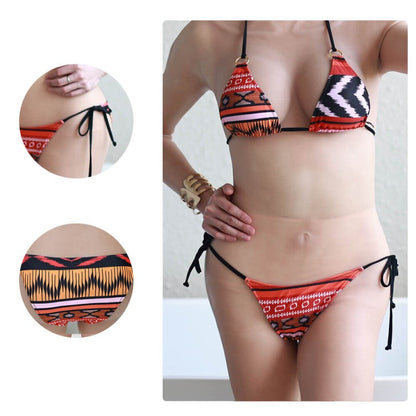 orange-roter Bikini