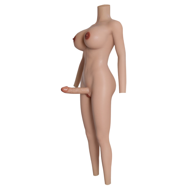 Body in Körbchengröße H mit Analöffnung und Dildo