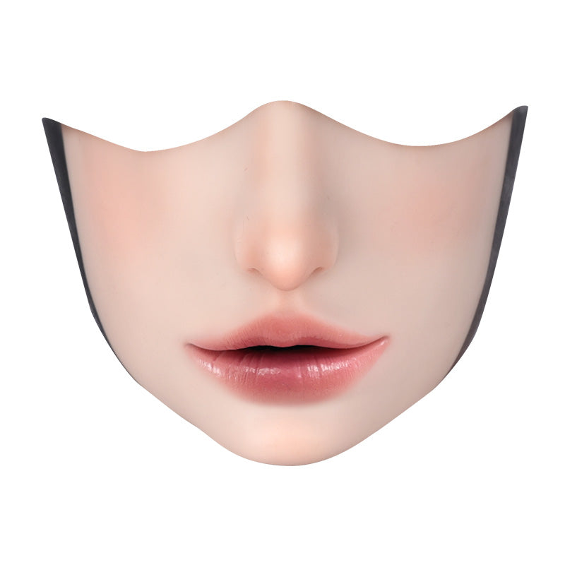 Offene Silikon-Halbmaske