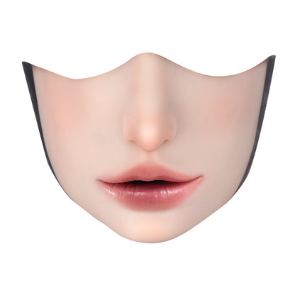Offene Silikon-Halbmaske