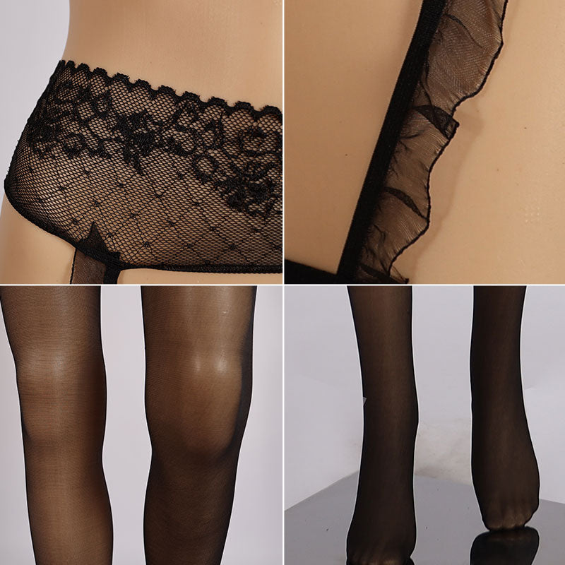 Strumpfgürtel Sexy Schwarz - 020