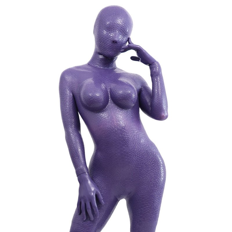 Silikon-Bodysuit „Mystique“ in Neon-Lila