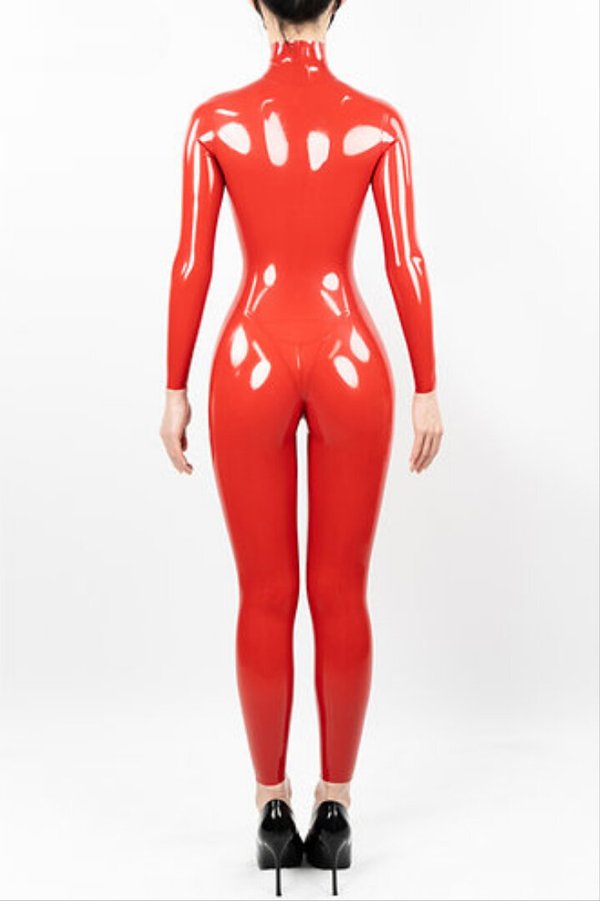 Einfacher Latexanzug [Maßanfertigung für Damen] 0,4 mm