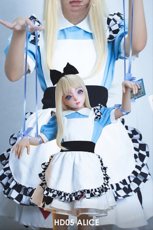 HD05 Alice Puppe Kigurumi Maske reguläre Version