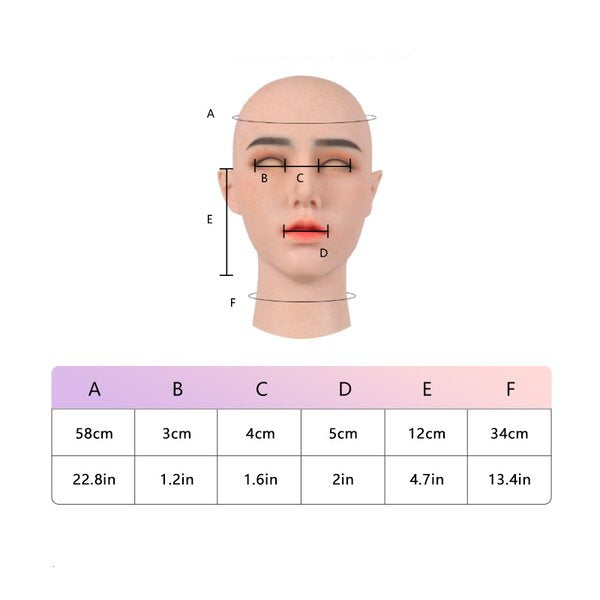 May Realistische Silikonmaske 2.0