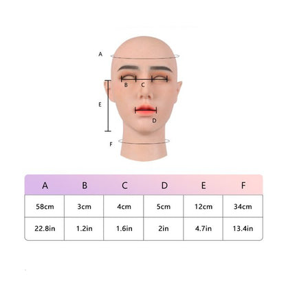 May Realistische Silikonmaske 2.0