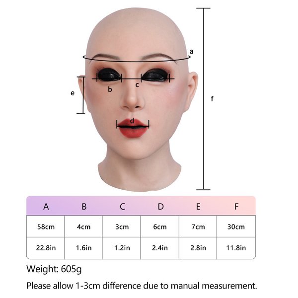 Neue Camile Realistische Silikonmaske