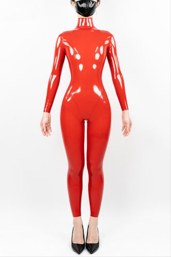 Einfacher Latexanzug [Maßanfertigung für Damen] 0,4 mm
