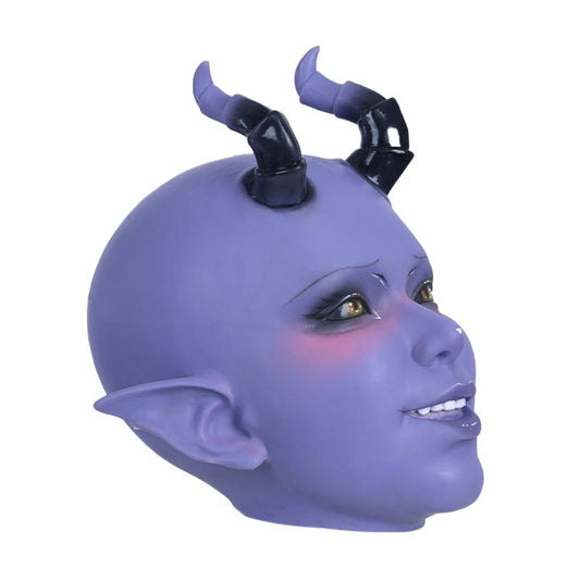 Neue Lilith Succubus Silikonmaske – Lila Edition